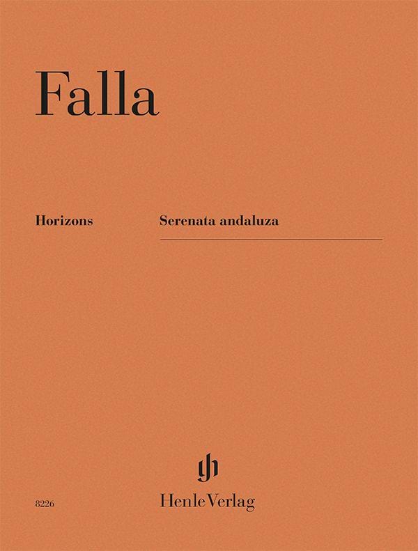 Serenata andaluza Manuel de Falla Partition Piano