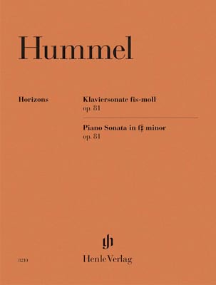 Parcourir les pages de Sonate pour piano fa dièse mineur op.81 - Johann Nepomuk Hummel