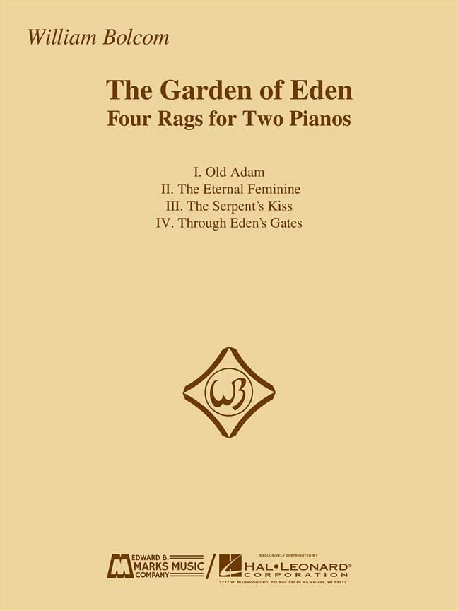 The Garden of Eden - William Bolcom - Partition - Piano