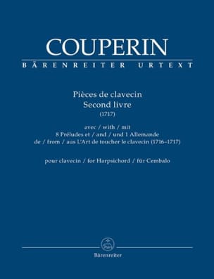 Pièces de Clavecin. 2ème livre 1717 COUPERIN Partition Clavecin