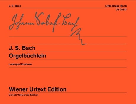 Orgelbuchlein. BACH Partition Orgue