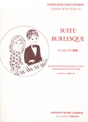 Suite Burlesque. 4 Mains - Germaine Tailleferre - Partition - Piano