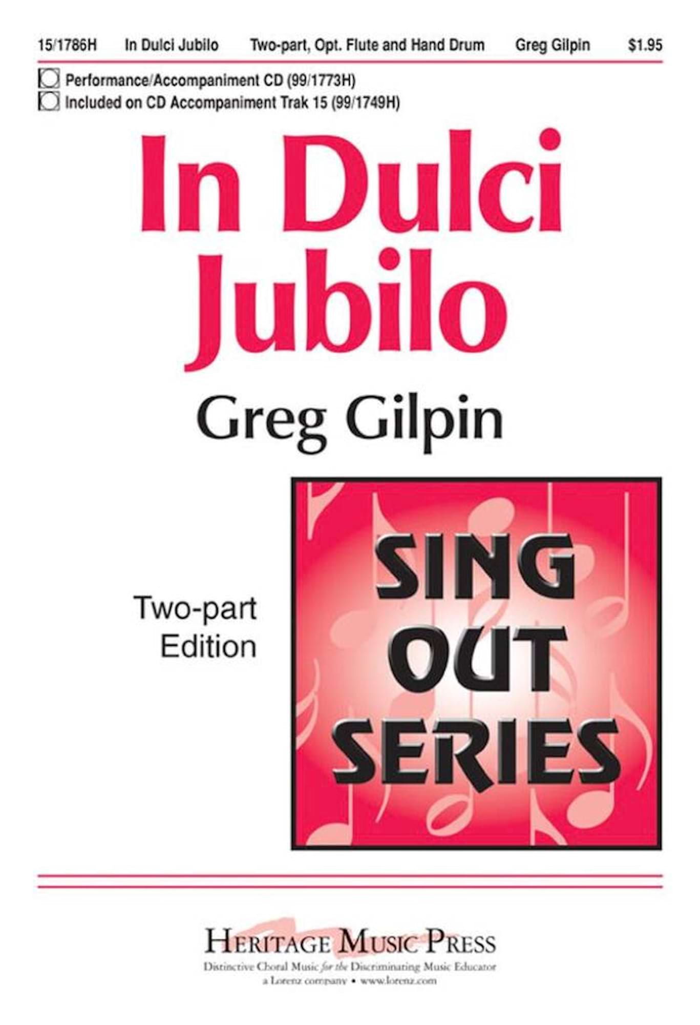 In Dulci Jubilo Greg Gilpin Partition Chœur