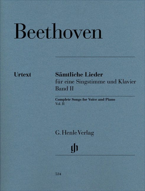 Sämtliche lieder. Volume 2 BEETHOVEN Partition Mélodies