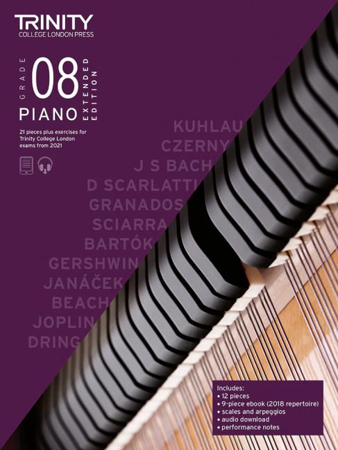 Piano Exam Pieces Plus Exercises From 2021: Grade 8 - Extended Edition