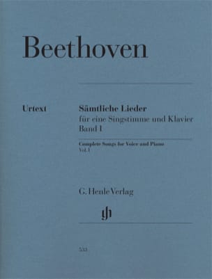 Sämtliche lieder. Volume 1 BEETHOVEN Partition Mélodies