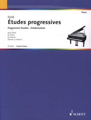 Etudes Progressives Volume 3 Armand Ferté Partition Piano