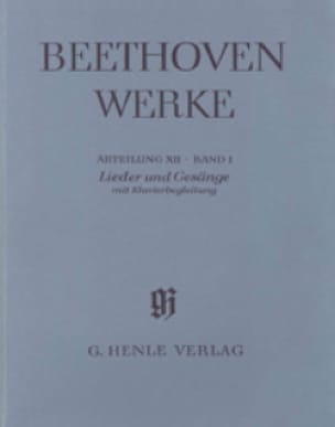 Lieder und Gesänge mit Klavierbegleitung. Mit Kritischem Bericht