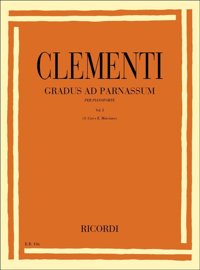 Gradus Ad Parnassum Volume 1 - CLEMENTI - Partition - Piano