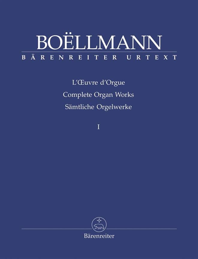 Oeuvre D'orgue Volume 1 Léon Boëllmann Partition Orgue