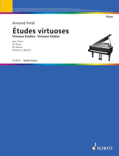 Etudes virtuoses Volume 2 - Armand Ferté - Partition - Piano