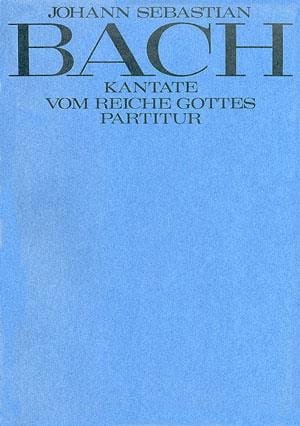 Vom Reiche Gottes BACH Partition