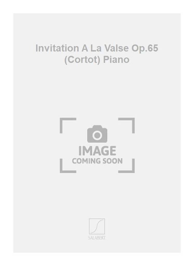 Invitation à la valse, Opus 65 Carl Maria von Weber Partition Piano