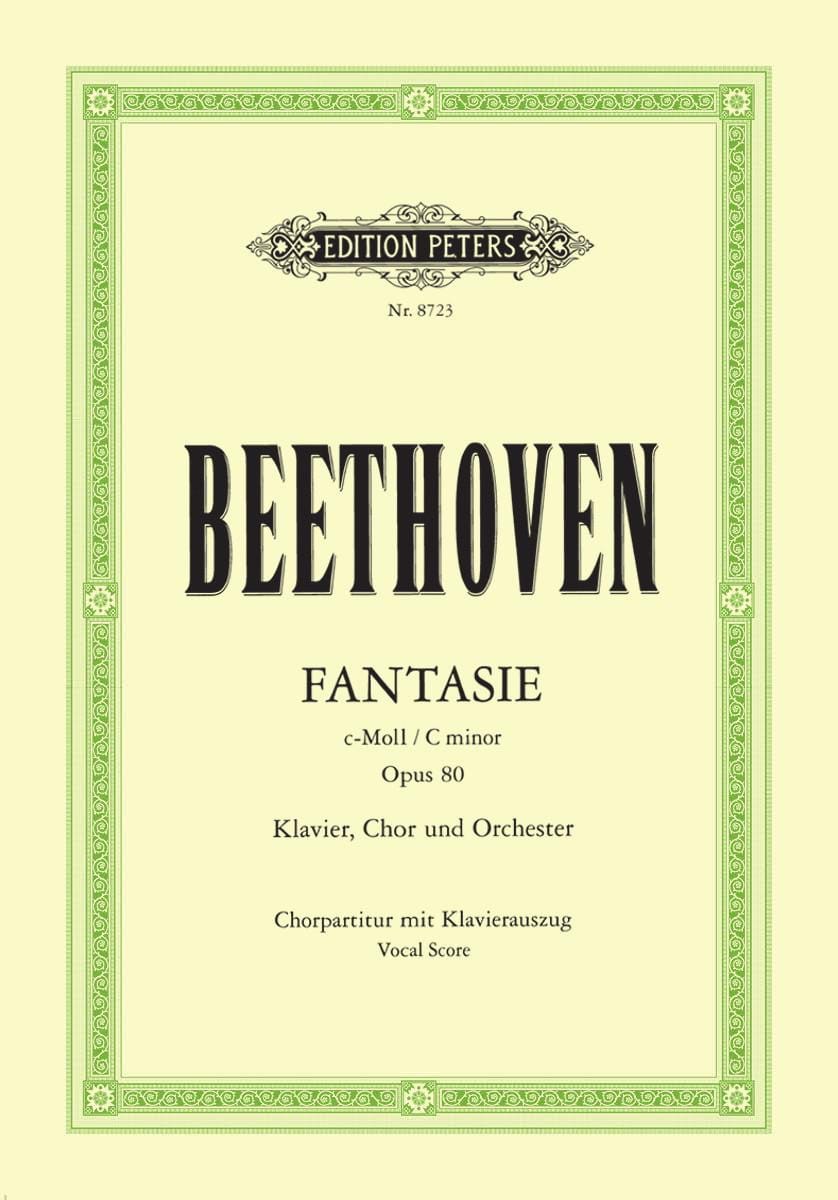 Fantasie en Do mineur BEETHOVEN Partition Chœur