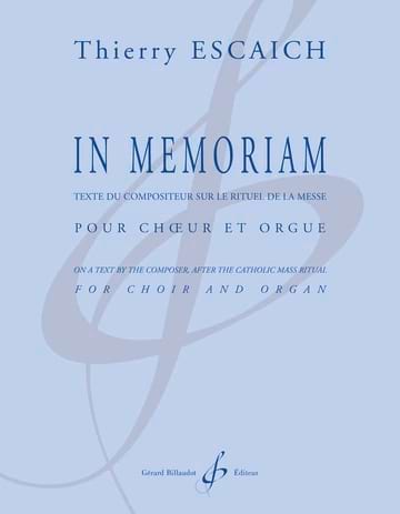 In Memoriam - Thierry Escaich - Partition - Chœur