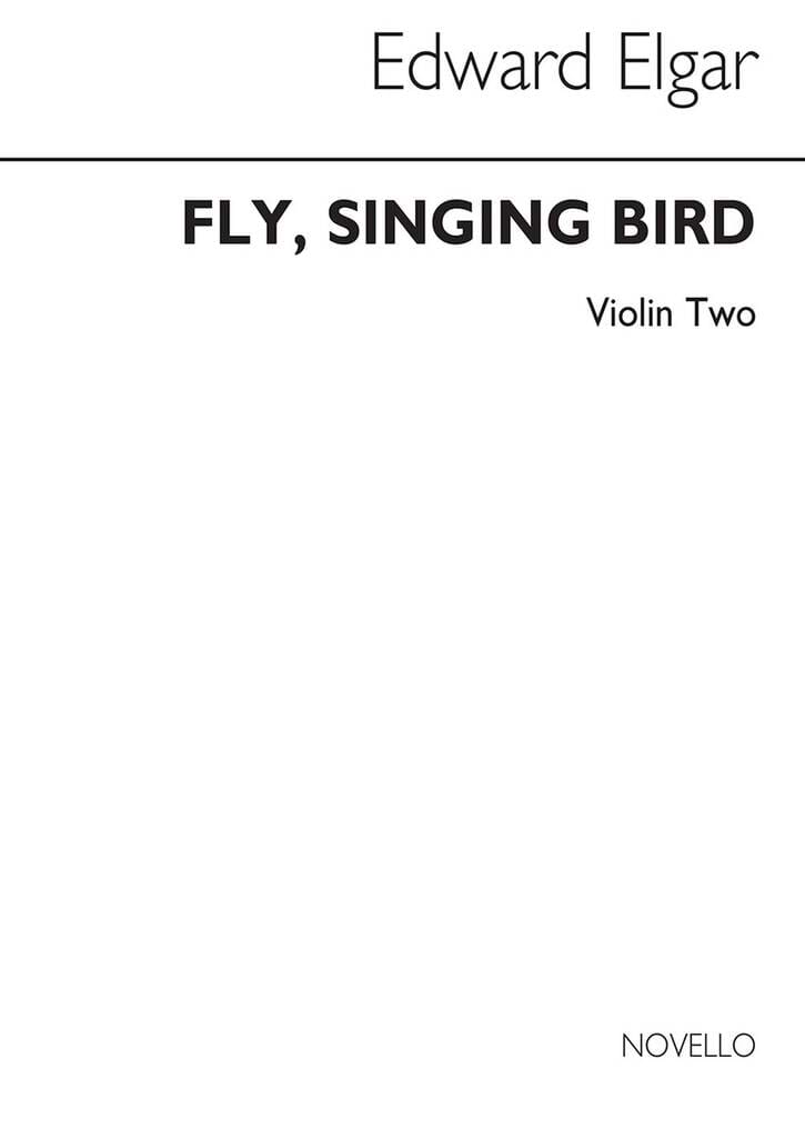 Fly Singing Bird. Violon 2 ELGAR Partition