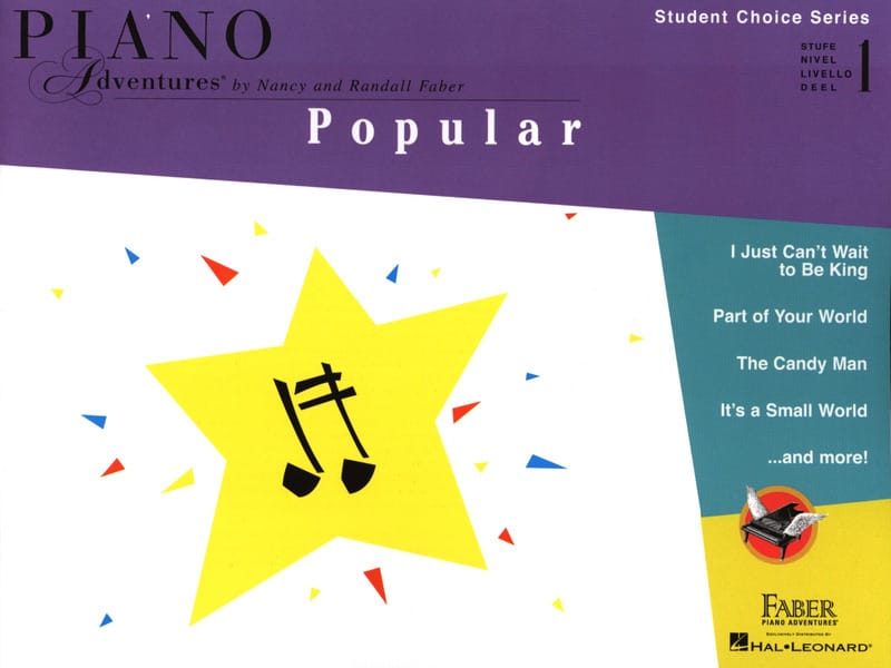 Piano Adventures - Popular niveau 1 - Faber Nancy & Randall