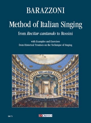 Method of Italian Singing Maurizia Barazzoni Partition Pédagogie
