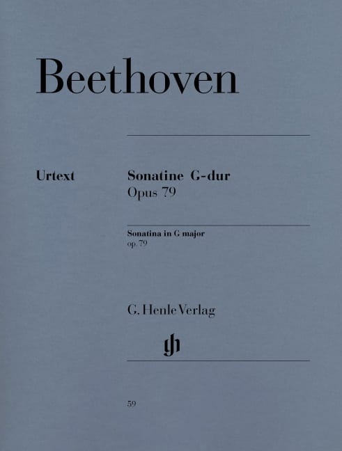Sonatine pour piano en Sol majeur Opus 79 BEETHOVEN Partition Piano