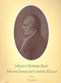 Solo Und Sonata Johann Christian Bach Partition Piano