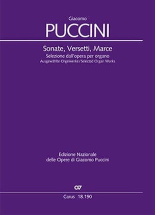 Sonate, Versetti, Marce PUCCINI Partition Orgue