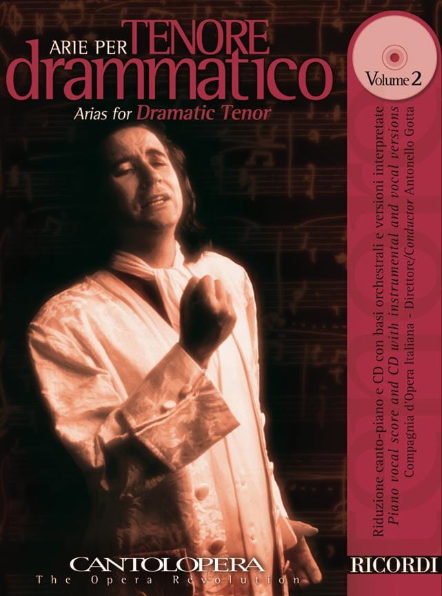 Arie Per Tenore Drammatico Volume 2 - Partition - Opéras