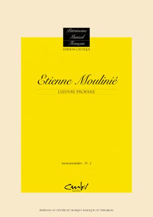 Parcourir les pages de L'Oeuvre profane - Etienne Moulinié - Partition