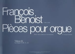 Pièces Pour Orgue. Volume 3 François Benoist Partition Orgue