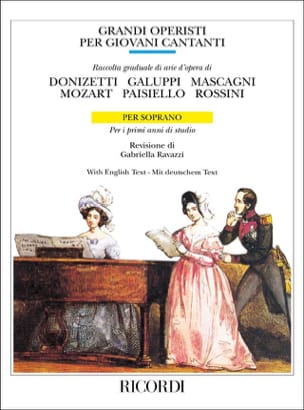 Grandi Operisti Per Giovani Cantanti. Soprano Volume 1 - Partition