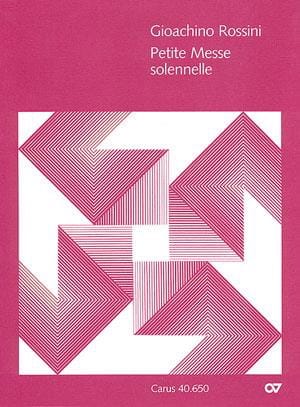 Petite Messe Solennelle - ROSSINI - Partition - Chœur