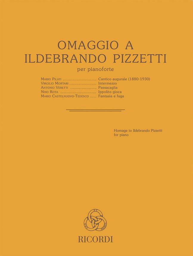 Omaggio A Ildebrando Pizzetti Partition Piano