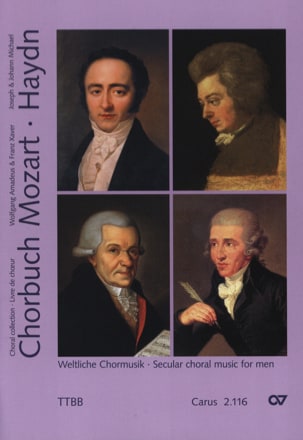 Chorbuch Für Männer MOZART / HAYDN Partition Chœur