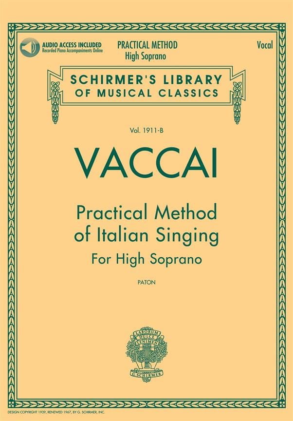 Practical Method of Italian Singing. Voix haute - Nicola Vaccai