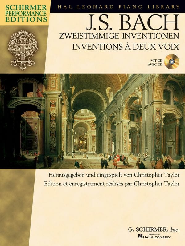 Inventions à 2 Voix BWV 772-786 BACH Partition Piano