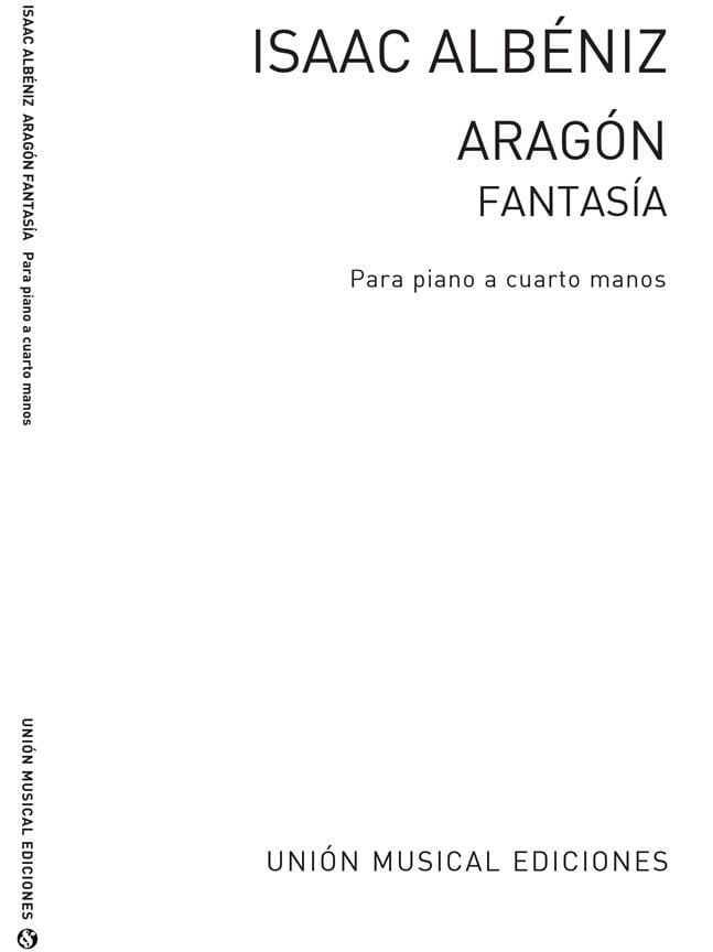 Aragon. 4 mains ALBENIZ Partition Piano