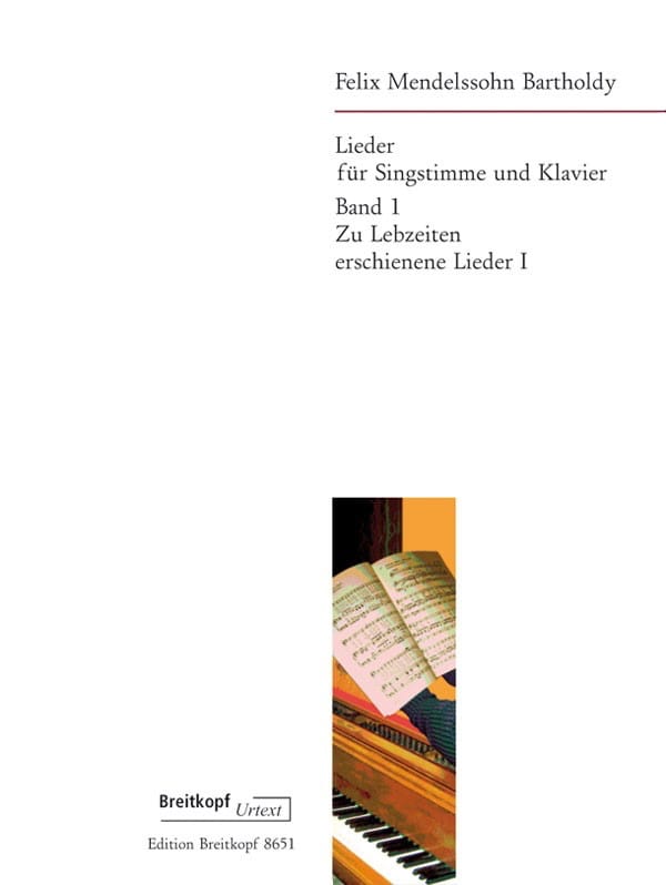 Lieder Volume 1 MENDELSSOHN Partition Mélodies