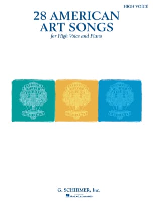 28 American Art Songs. Voix haute Partition Recueils