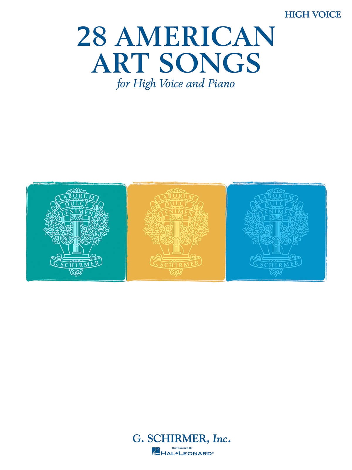 28 American Art Songs. Voix haute Partition Recueils