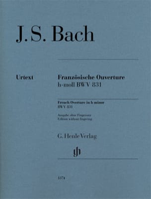 Ouverture à la française en si mineur BWV 831 BACH Partition Piano