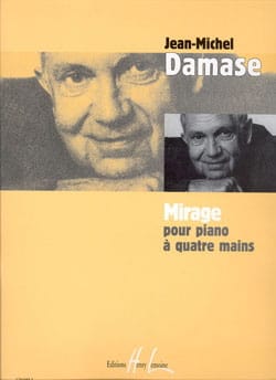 Mirage. 4 Mains Jean-Michel Damase Partition Piano