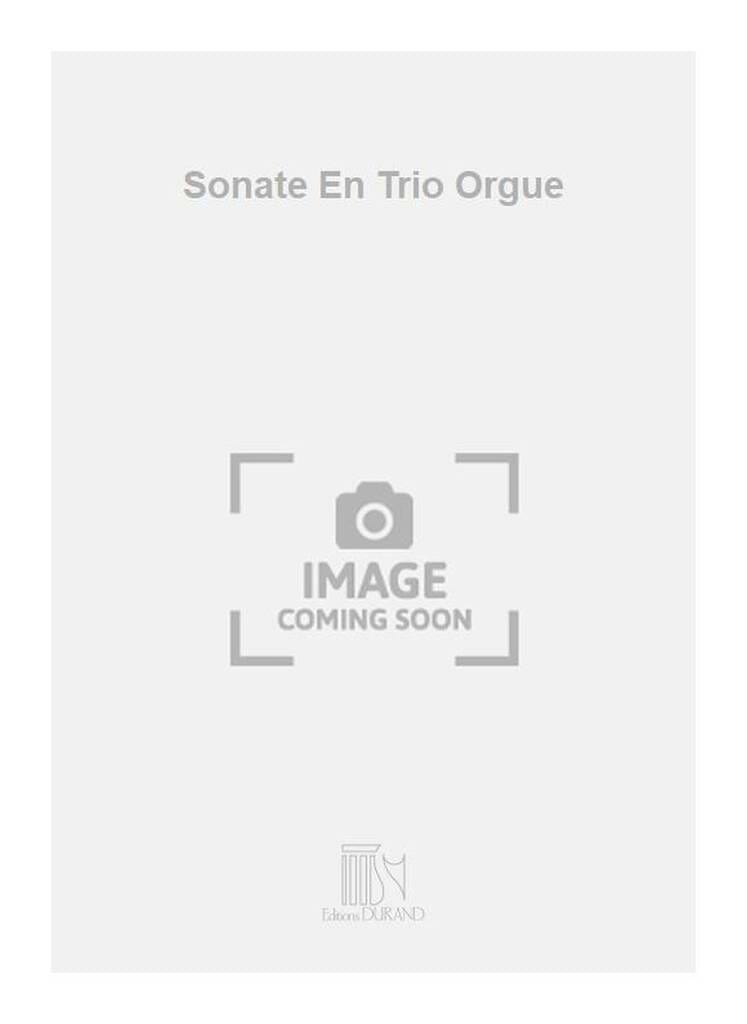 Sonate En Trio Orgue Jean Guillou Partition Orgue
