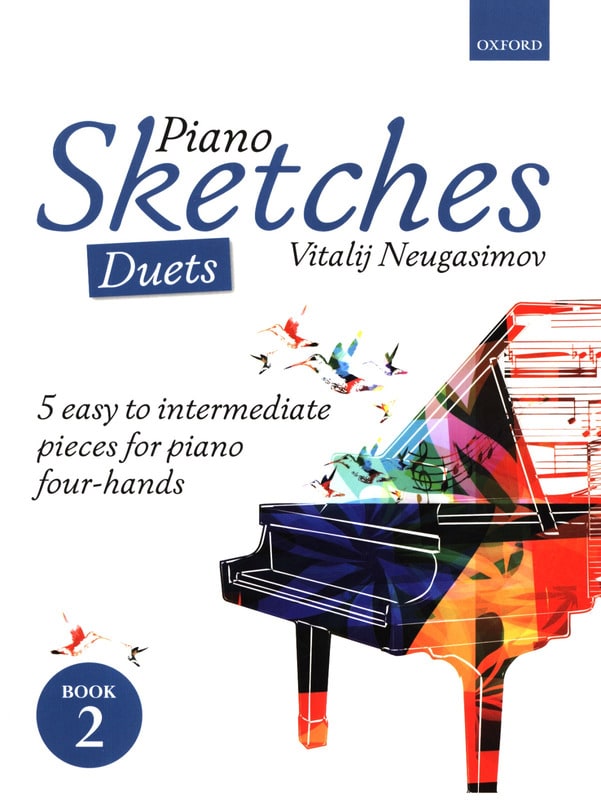 Piano Sketches Volume 2. 4 mains Vitalij Neugasimov Partition Piano