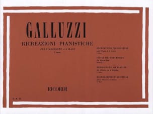 Ricreazioni Pianistiche Volume 1. 4 Mains Galluzzi Partition Piano