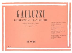 Ricreazioni Pianistiche Volume 2. 4 Mains Galluzzi Partition Piano