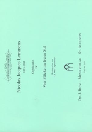 Orgelwerke. Volume 4 Nicolas-Jacques Lemmens Partition Orgue