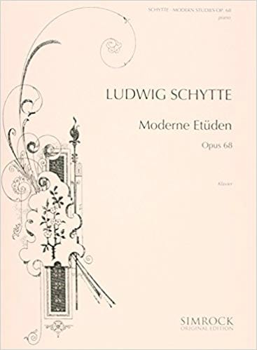 25 modern studies Op. 68 Ludvig Schytte Partition Piano