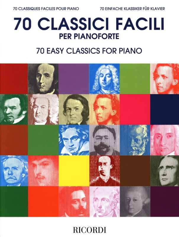 70 Classiques faciles pour piano Partition Piano