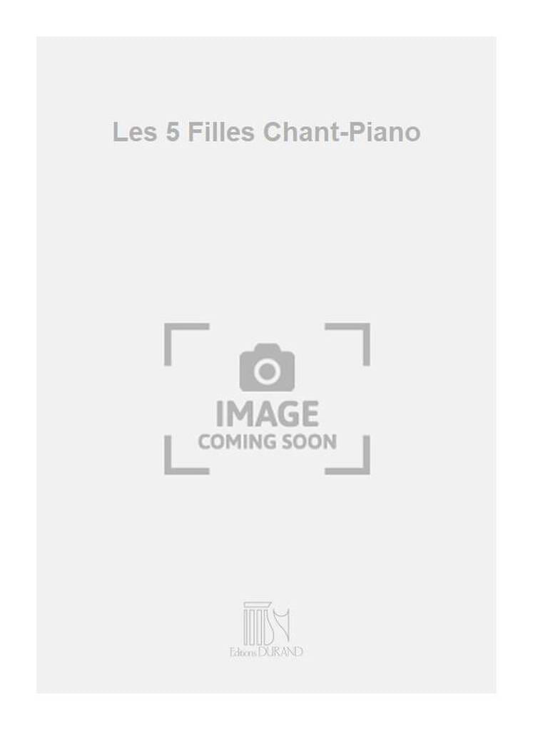 Les 5 filles DUKAS Partition Opéras