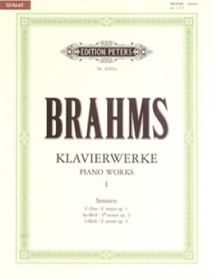 Oeuvres Pour piano Volume 1 - BRAHMS - Partition - Piano