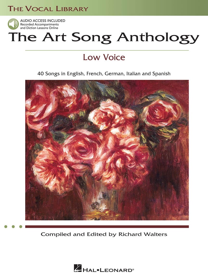 The Art Of Song Anthology. Voix Grave Partition Mélodies